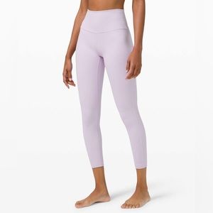 Lululemon Wunder Under High-Rise Tight 25” LUXTREME lavender dew